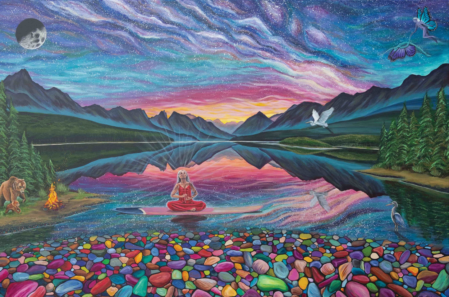 The Beloved’s Reflection: Earth, Sky, and Me