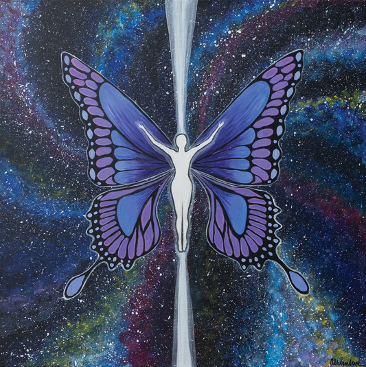 Wings of the Inner Light Purple